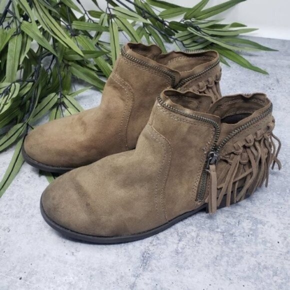 New DV Dolce Vita | Fisher Fringe Ankle Booties Size 5 - Picture 8 of 8